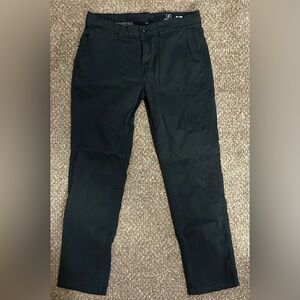 George Men's Classic Black Chinos